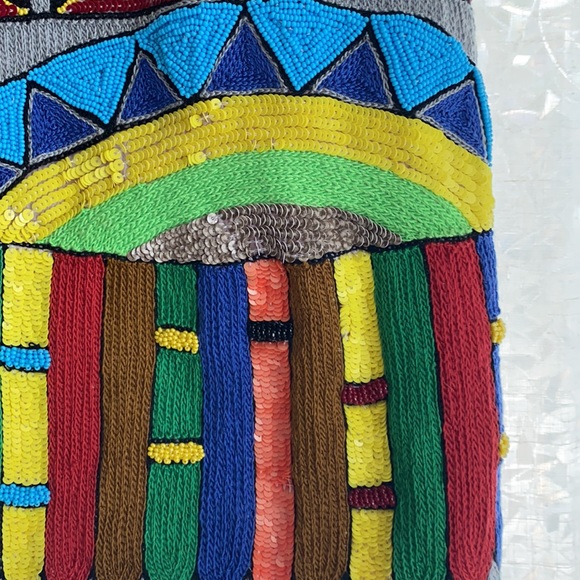 NWT PIA PAURO INDIA BEADED DRESS - Picture 5 of 12